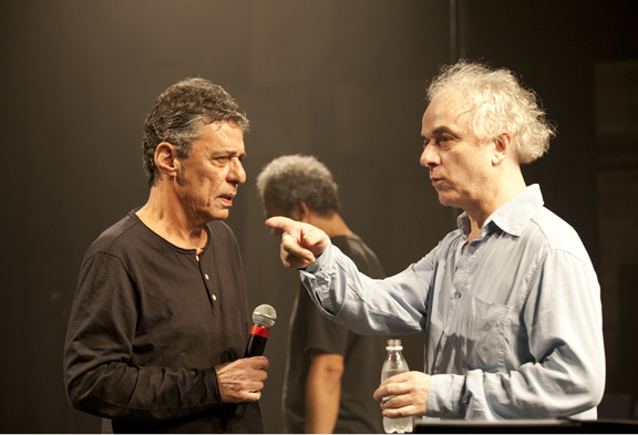 Chico Buarque e Carlos Careqa/Foto: Nathy Silva