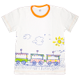 CAMISETA INFANTIL TRENZINHO | LINA BO BARDI