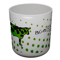 CANECA PLÁSTICA VACA | BICHOS LÚDICOS